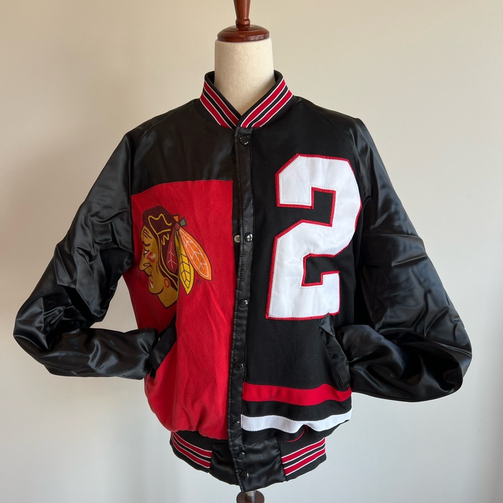 FURST OF A KIND NHL Chicago Blackhawks Vintage Bomber (size XL)